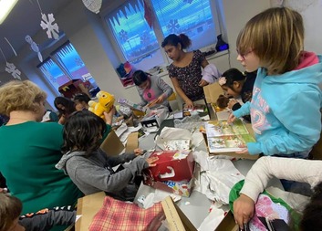 Vánoční posezení s klienty služeb