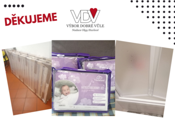 Děkujeme Výboru dobré vůle - Nadace Olgy Havlové