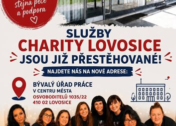 Služby Charity Lovosice jsou již přestěhované